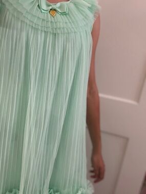 Angels Face mint green tulle dress